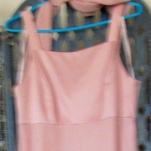 Pink Satin and Chiffon Prom/Evening Dress